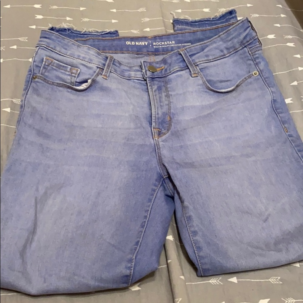 High Waisted Old Navy Rockstar Jeans